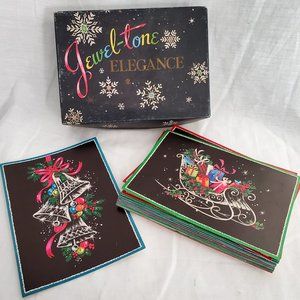 1950s Vintage 20 Christmas Cards in Box